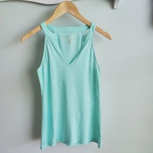 Lilly Pulitzer aqua blue tank top XS
